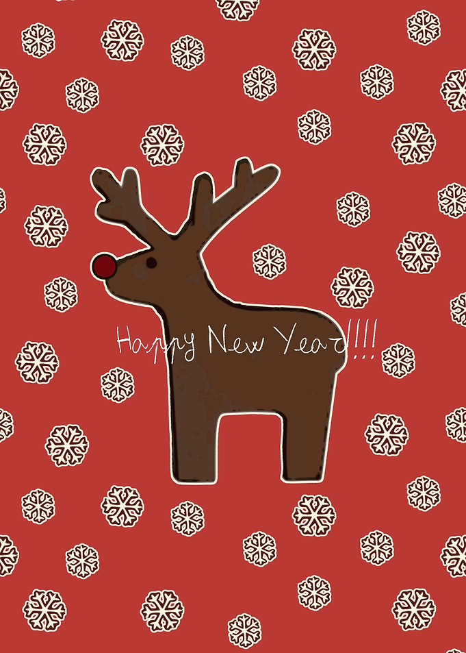 Happy New Deer! BY GASPONCE