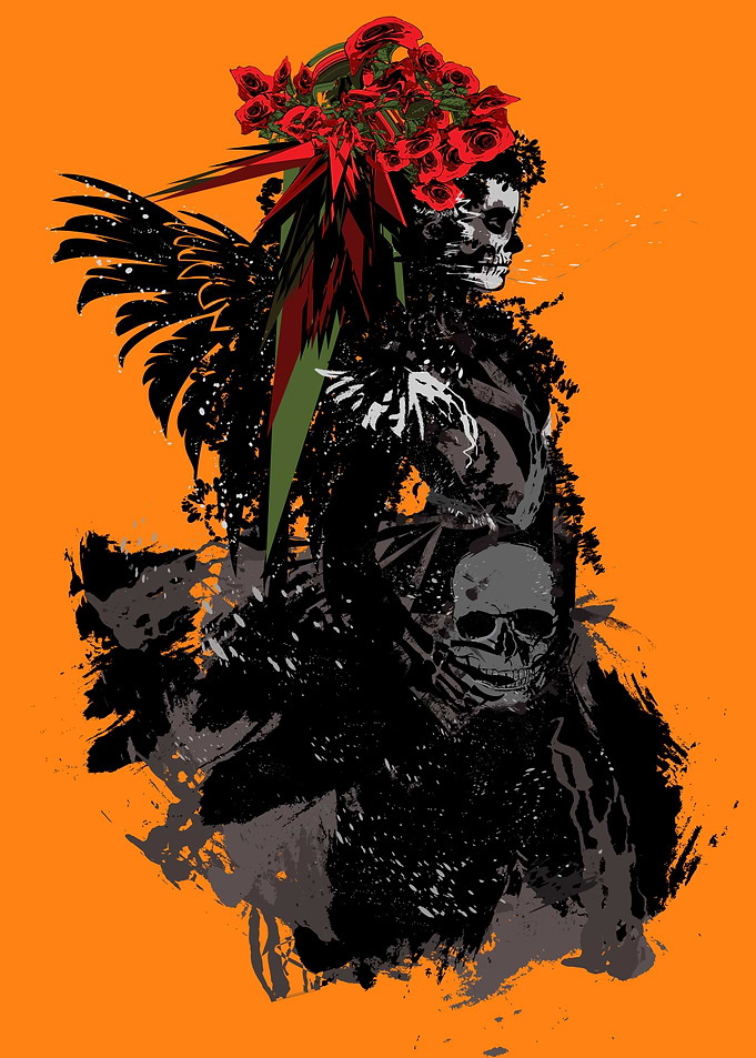 Sugar skull girl