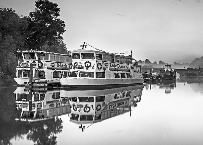 Boats on the River Dee, Chester, UK