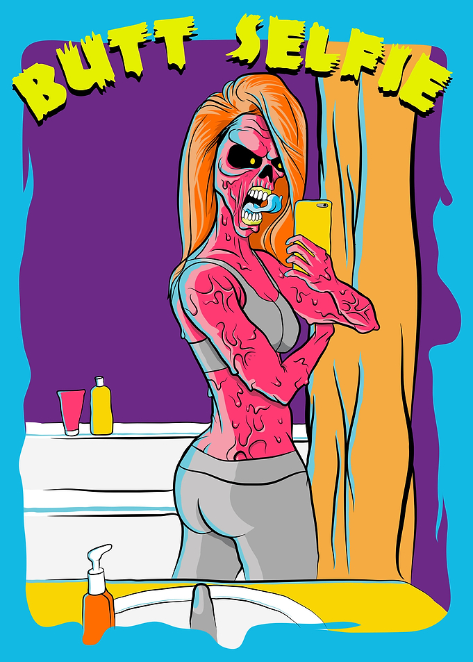 Butt Selfie Zombie