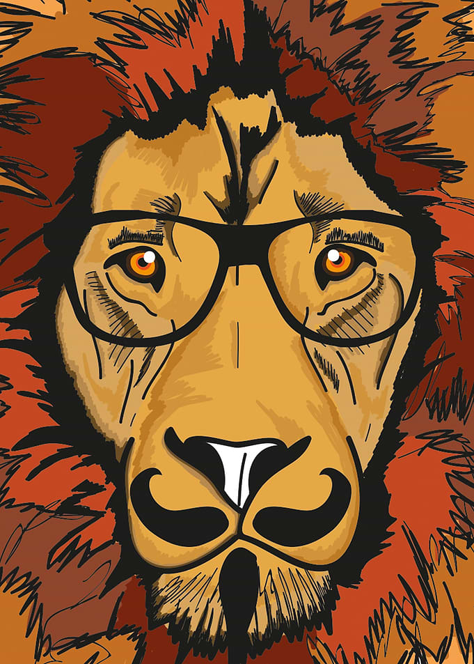 Lion Close up