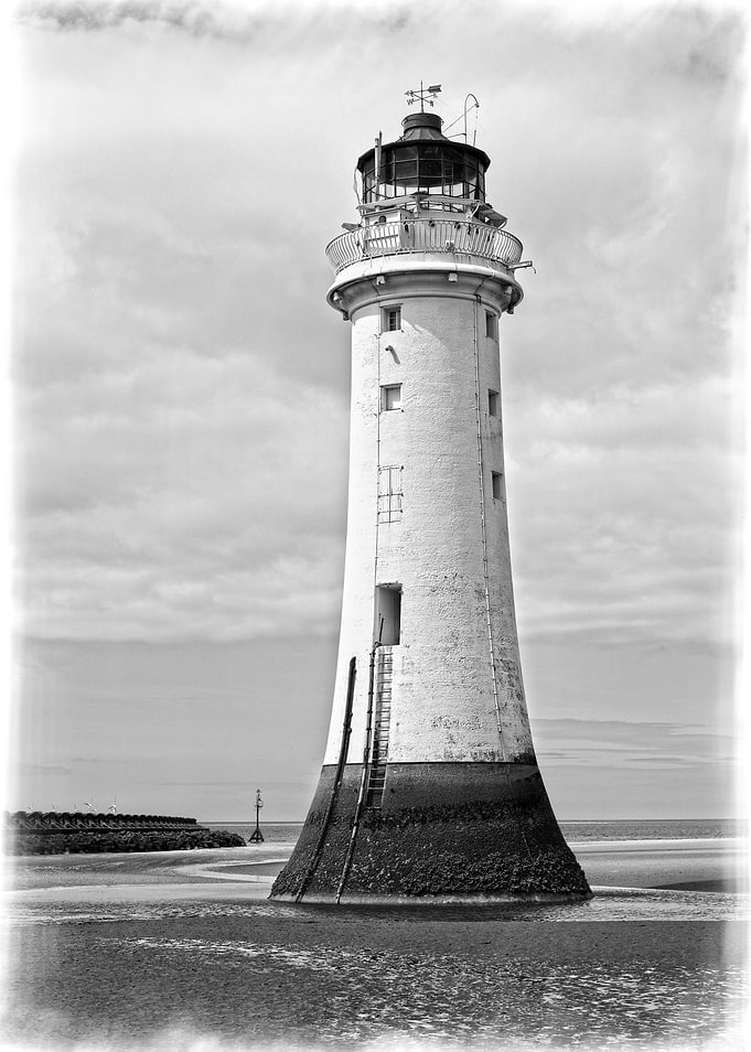 A Vintage Scene at Perch Rock