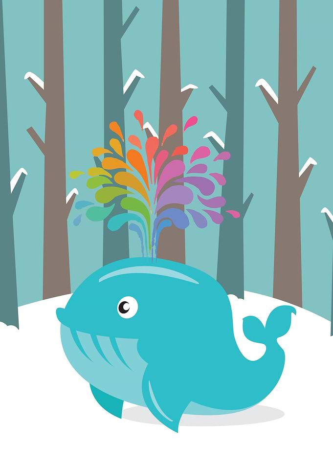 The Gay Whale in the forest