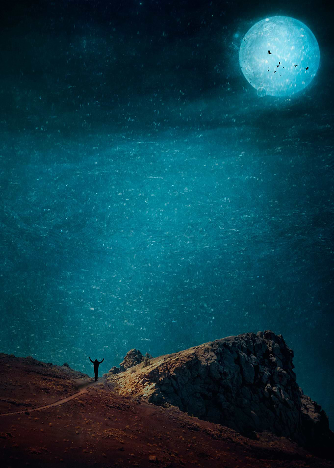 edge of always - manipulated photograph