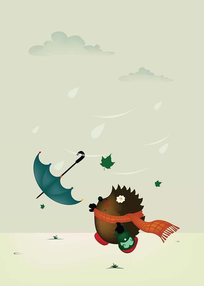 Windy day