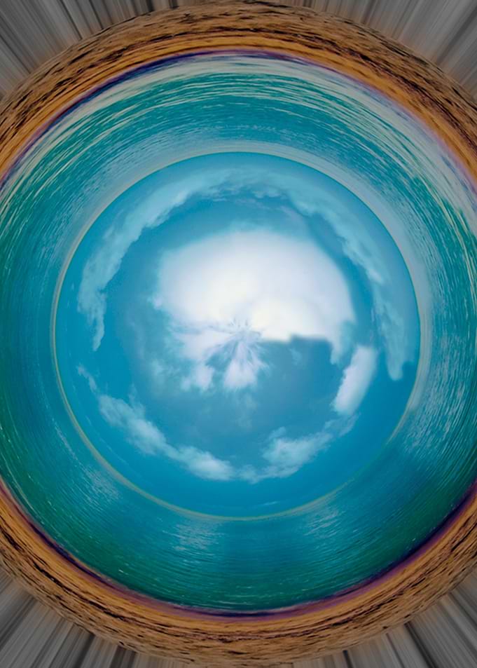 Skybeach marble. Taken at Bushland beach, Qld, Australi ...
