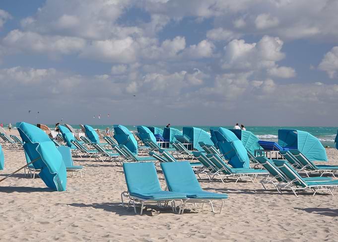 Beach in Blue
