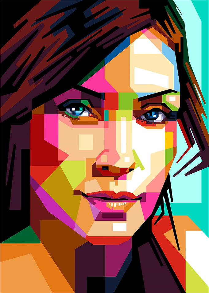 Famke Janssen This is my own wpap pop art interpretati ...