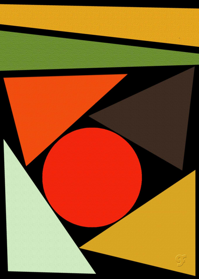 Circles and Triangles: Disruption in geometrical forms
