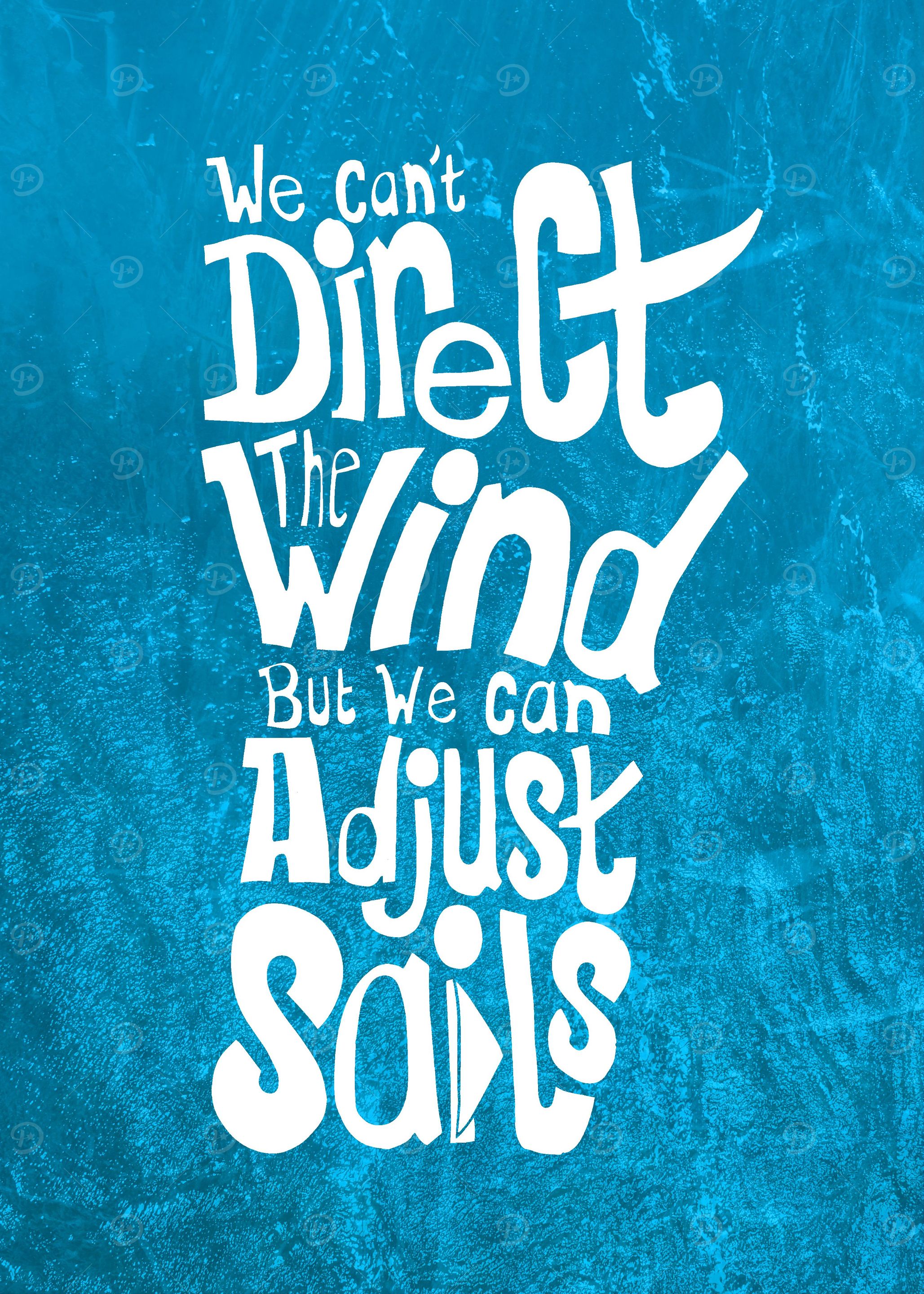 We cant Direct the wind but...