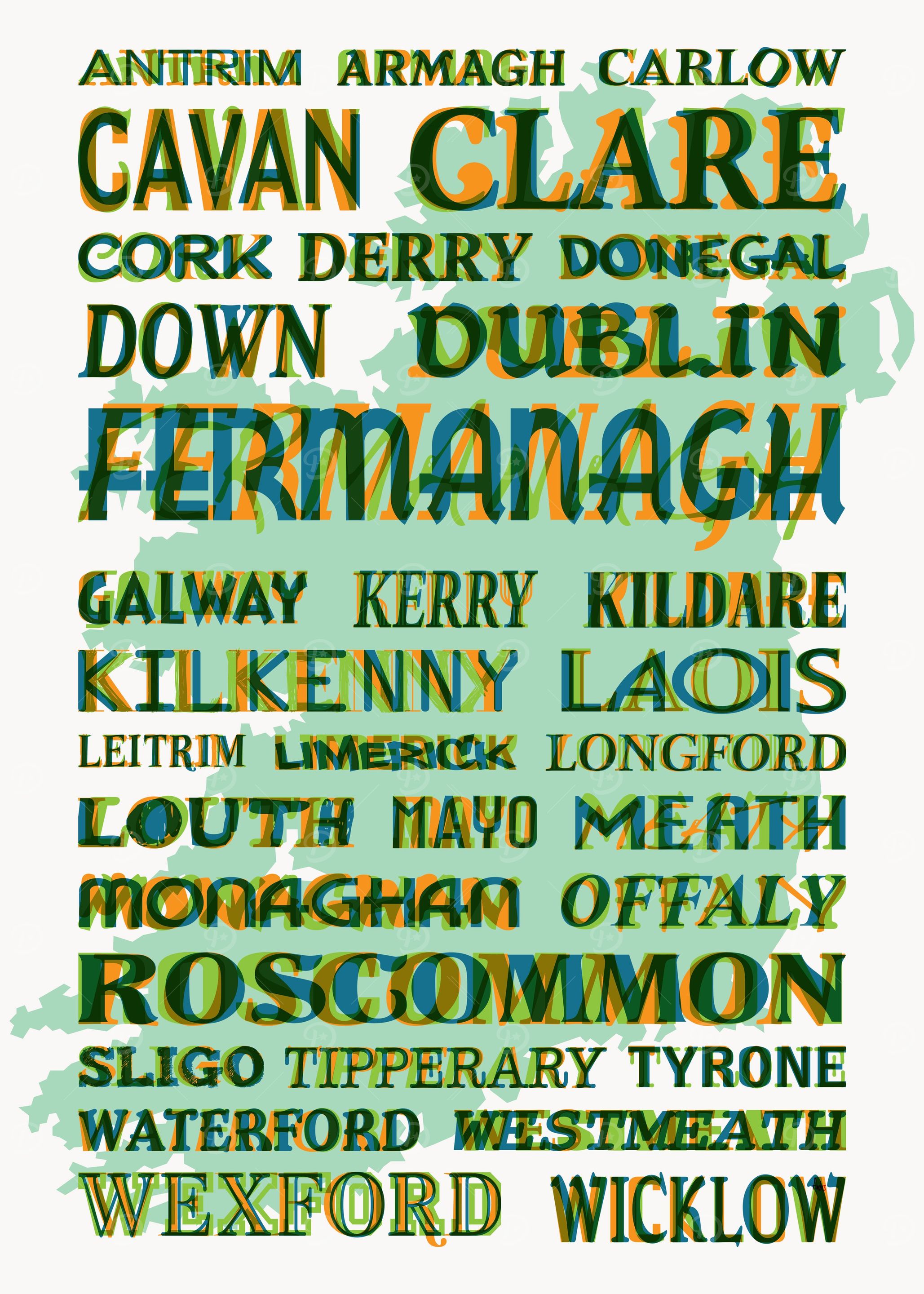 32 Counties of Ireland