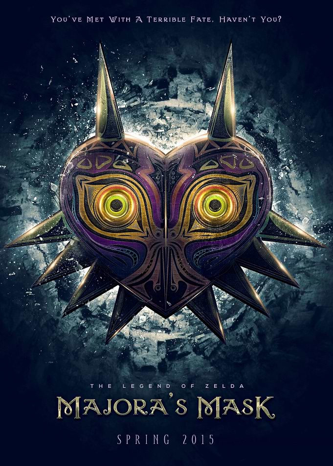 Inspired by Legend of Zelda, Majoras Mask game title th ...