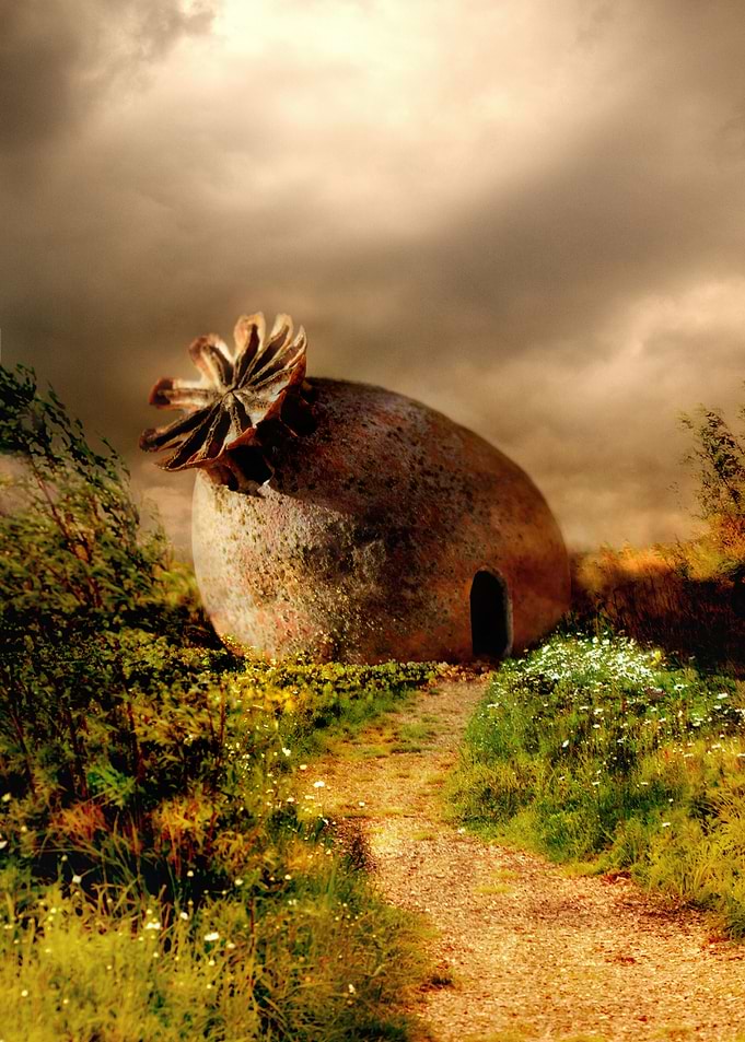 Poppies land