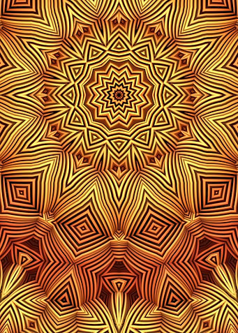 Wicker Sun Mandala