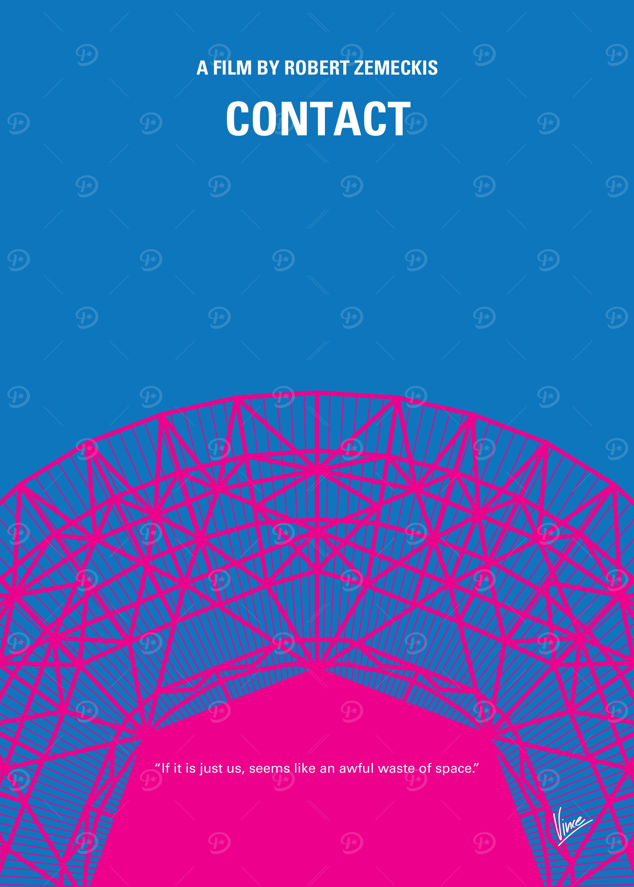 No416 My Contact minimal movie poster Dr. Ellie Arrowa ...