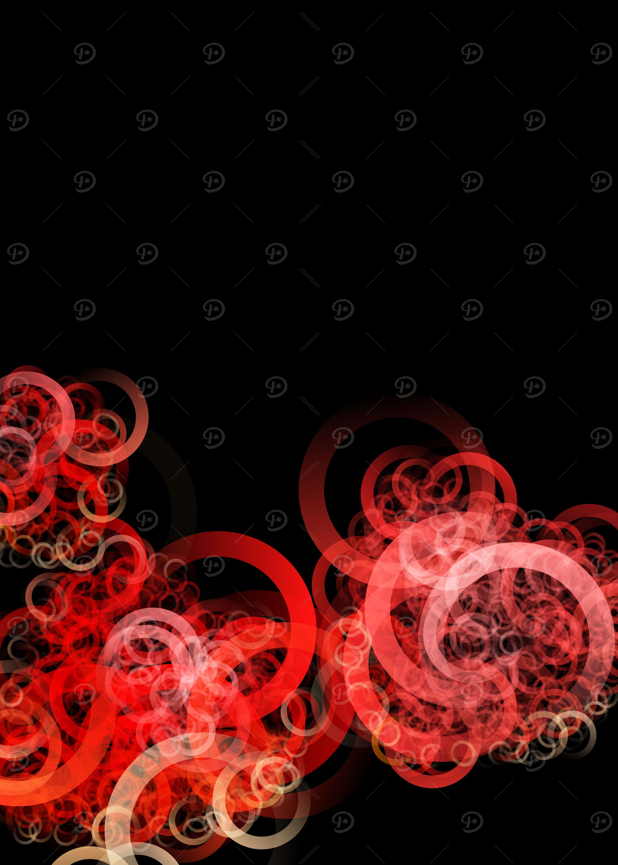 Abstract hearts