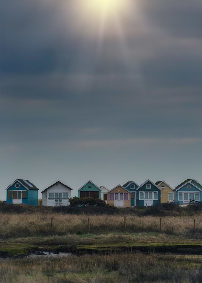 beach huts