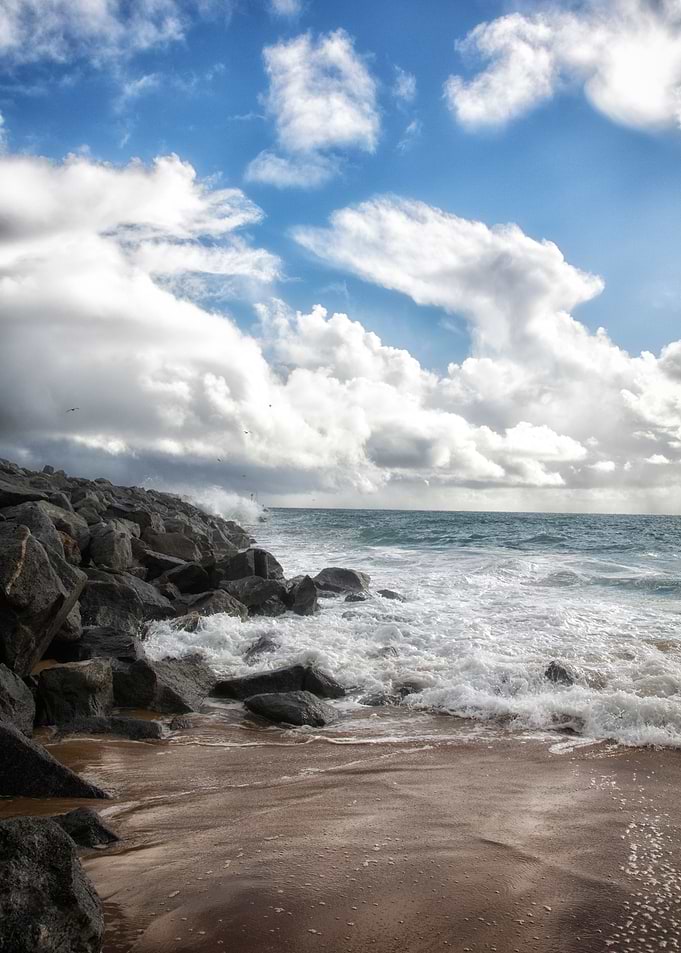 Taken between rainstorms in Balboa at \'The Wedge\', a ...
