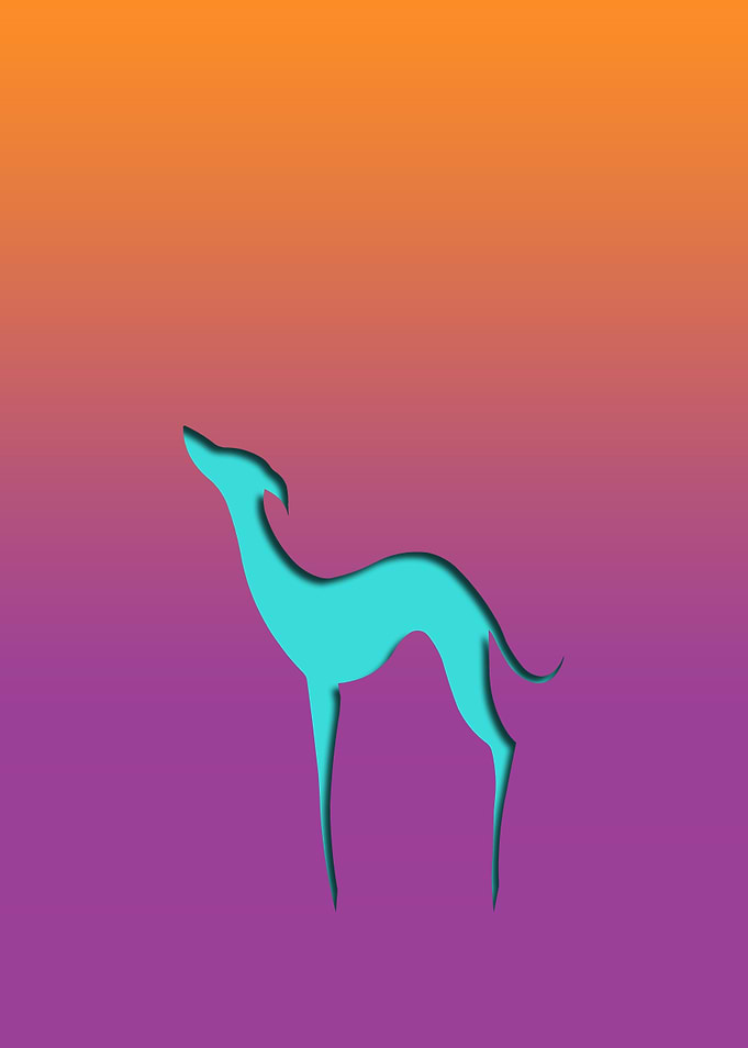 Greyhound silhouette