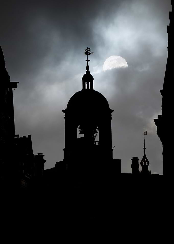When the night...