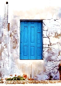 CRETAN DOOR No2. On a inconspicuous way, near Agios Nik ...