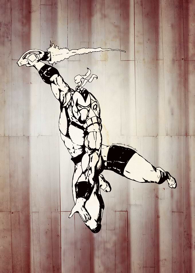 Ninja Warrior: an original illustration inspired by G.I ...