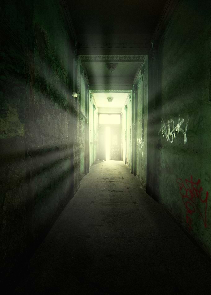 Mysterious green light