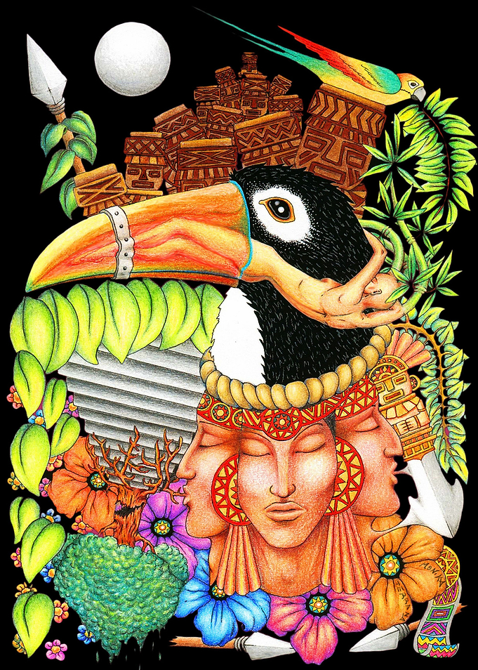 Aztech Fantasy Toucan