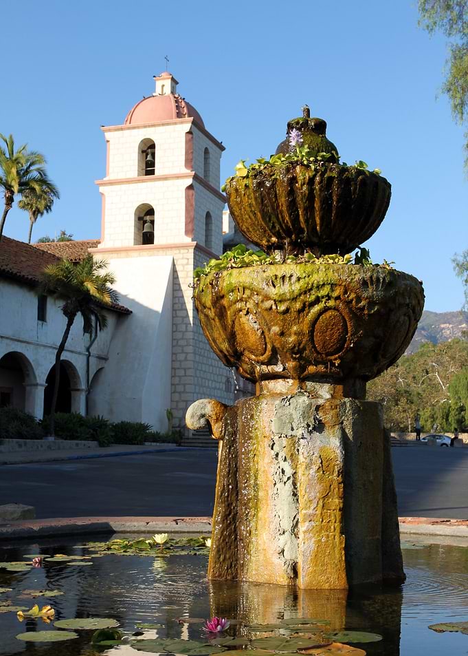 Santa Barbara Mission Fountain