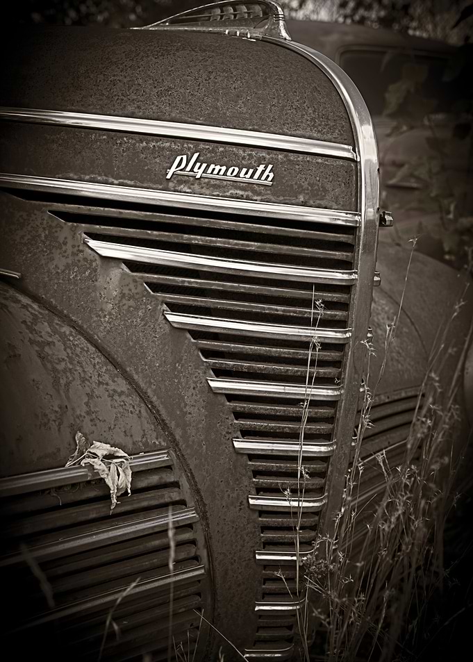 Old Junker Car - fine art photography by Edward M. Fiel ...