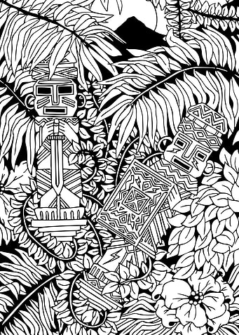 Aztec Warriors Totems
