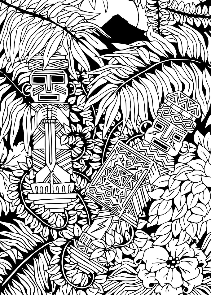 Aztec Warriors Totems