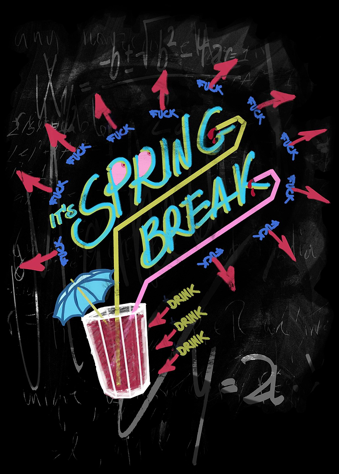 Spring break theory ! Last minutes in class..