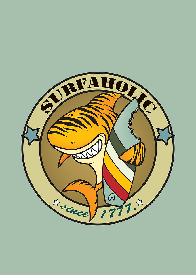 surfaholic tiger shark