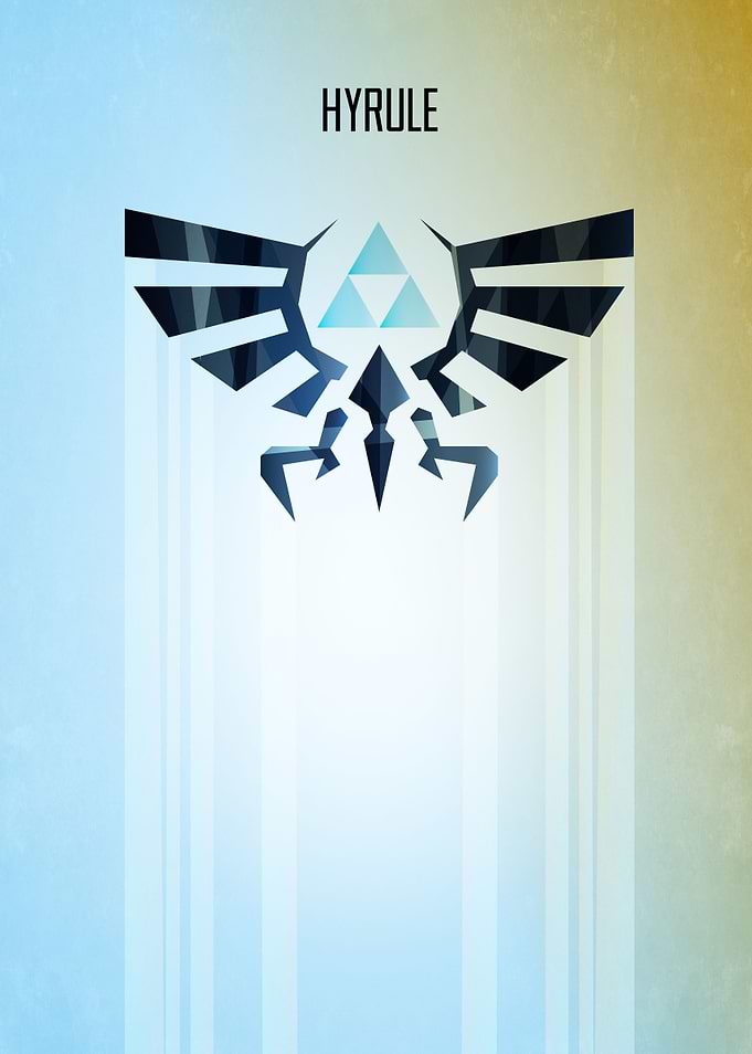 Hyrule Rising Minimal Vector Art Inspired by the Legend ...