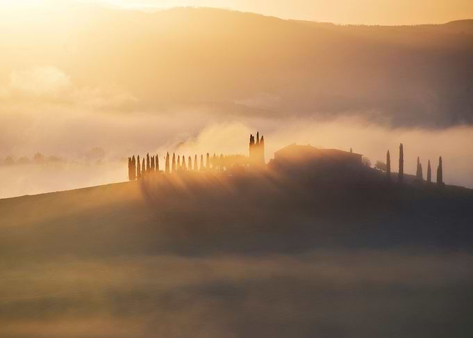 Toskany morning impression