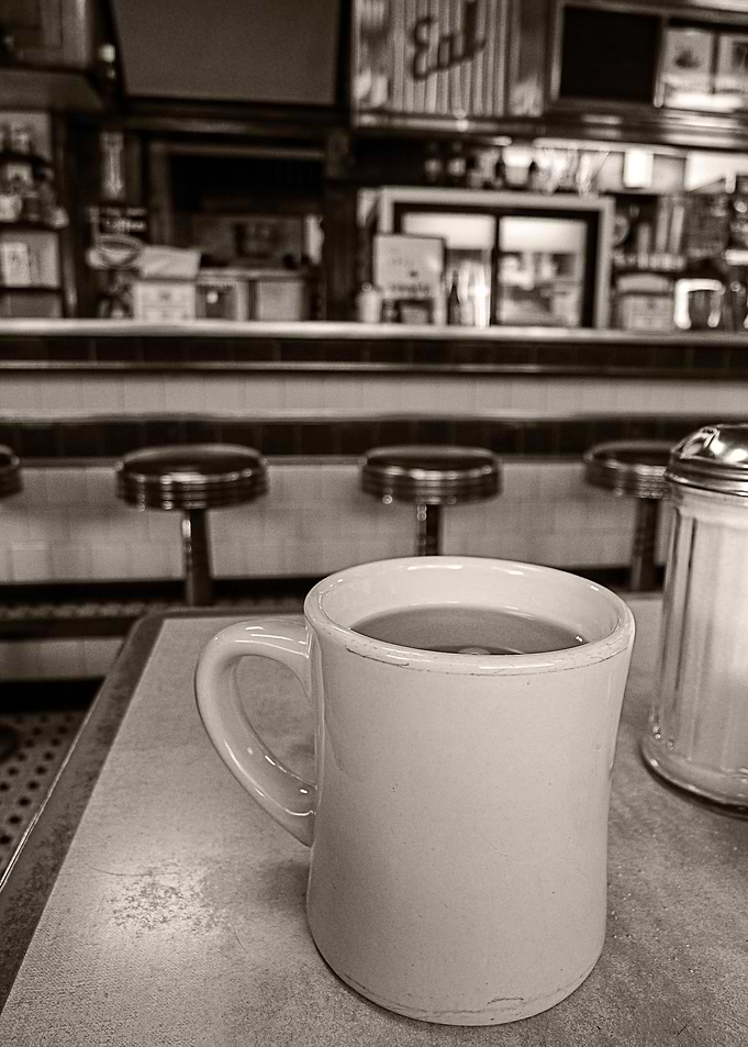 Open All Night - A cup of coffee in a classic American ...