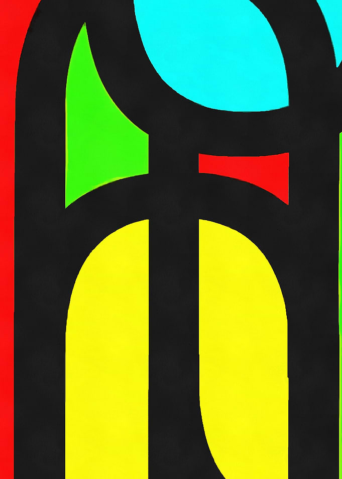 Abstract Pop Art by Edward M. Fielding