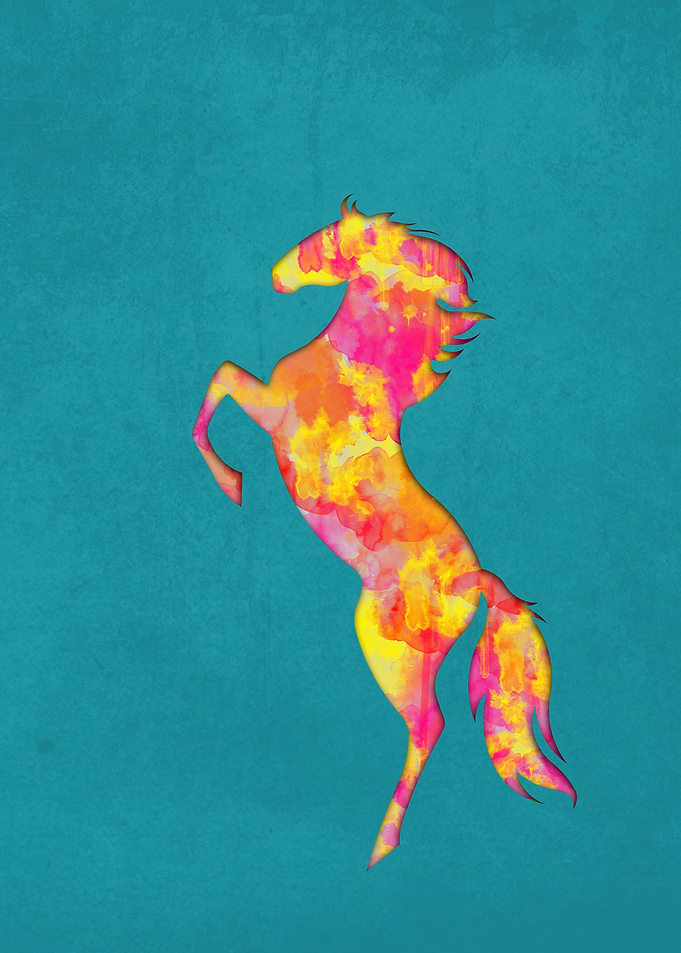 Horse silhouette