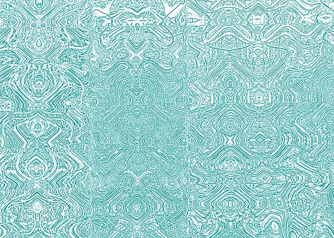 Abstract Teal