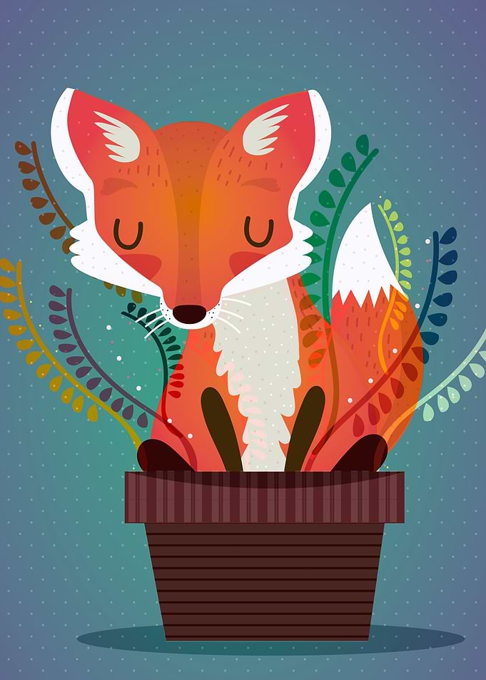 The fox in the pot