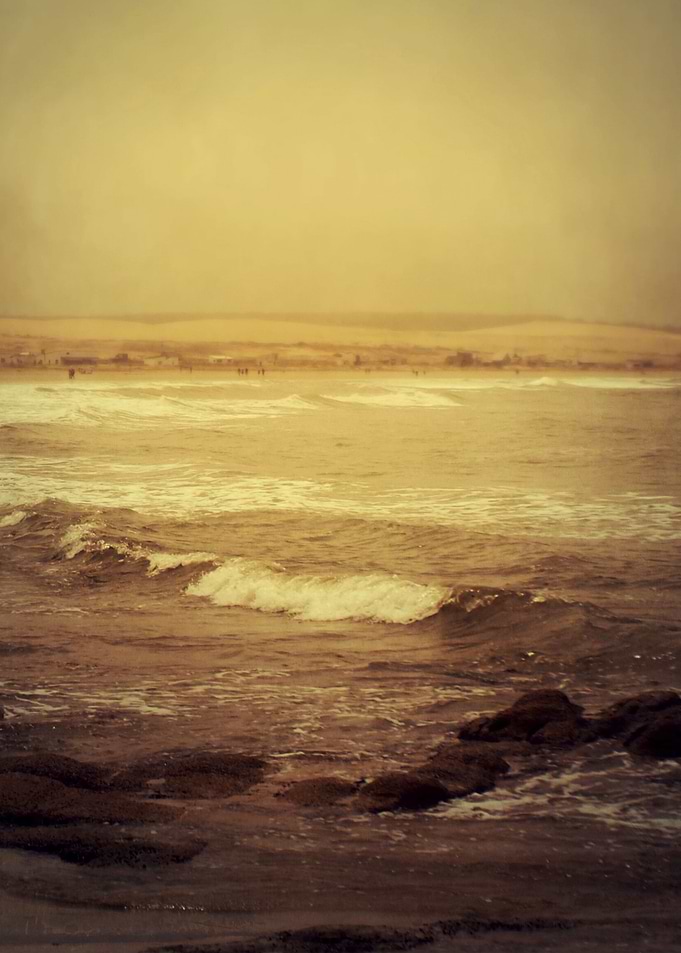 Cabo Polonio Color photograph of one beach in Cabo Pol ...