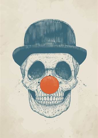 Dead clown