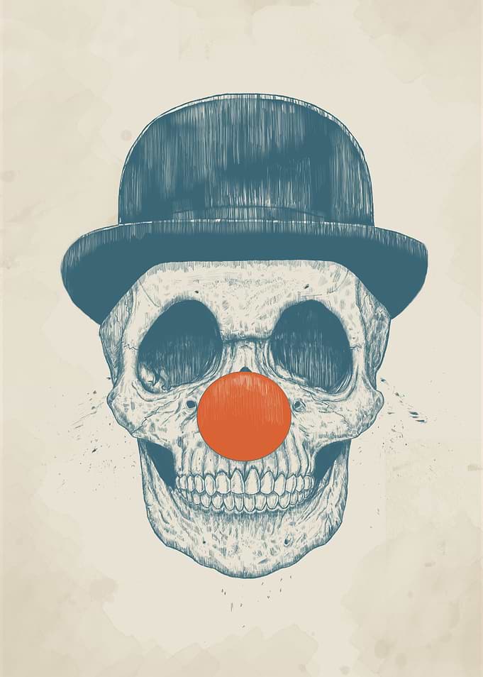 Dead clown