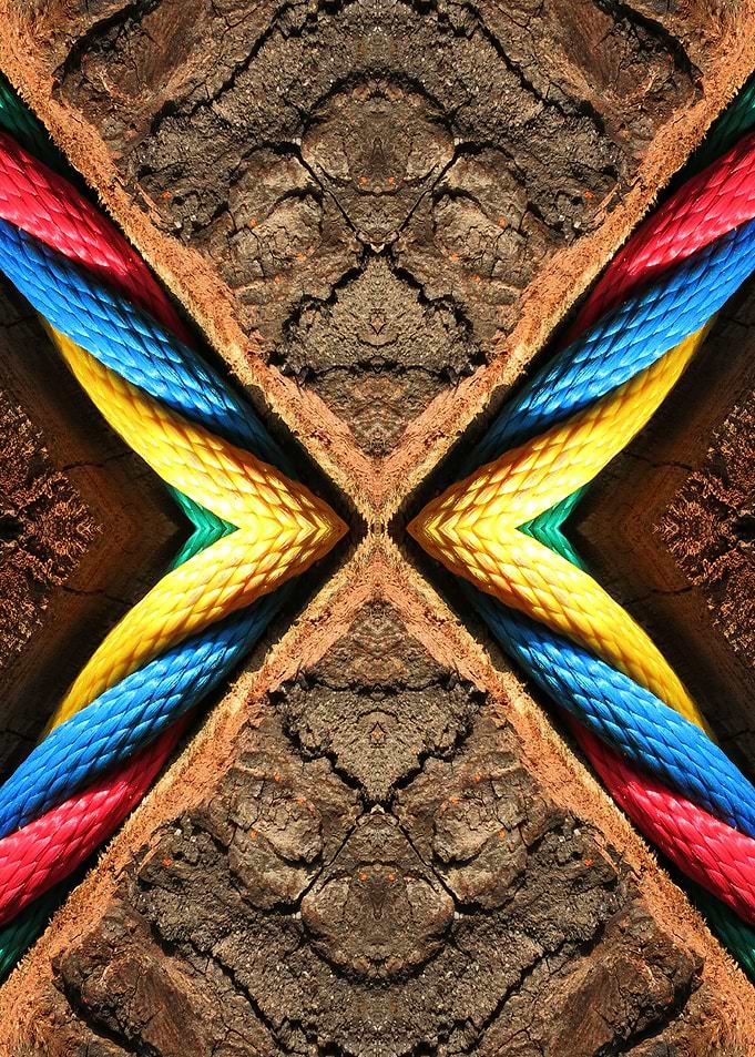 X on wood CB