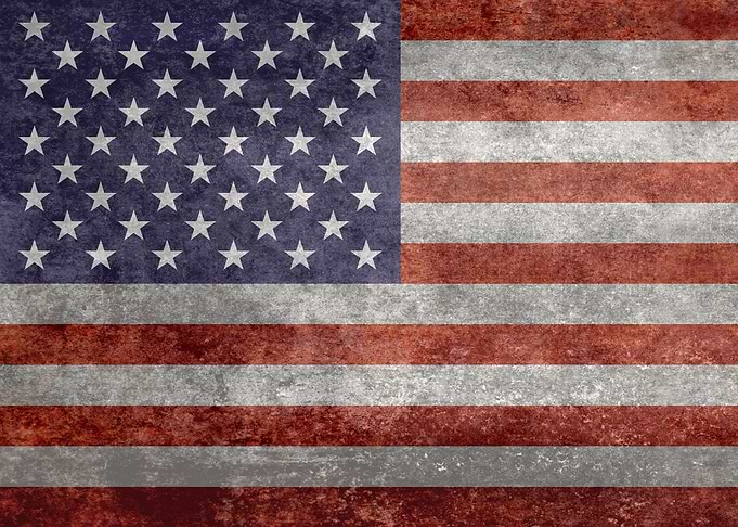 The national flag of the United States of America, ofte ...