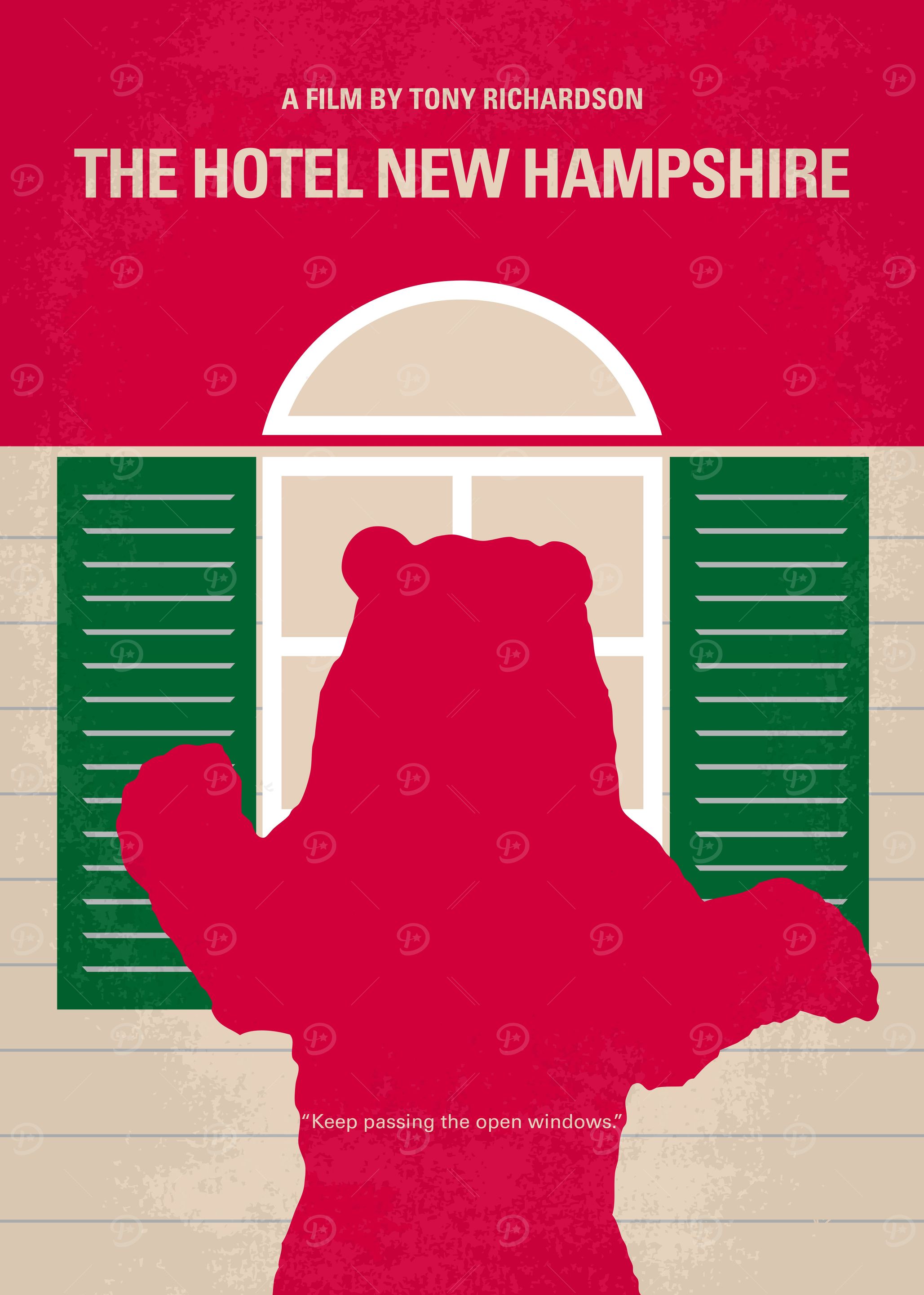 No443 My The Hotel New Hampshire minimal movie poster - ...
