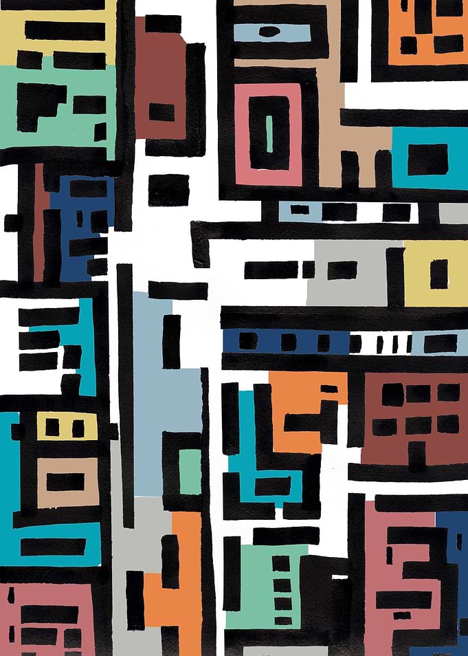 Spring in Urban Abstract