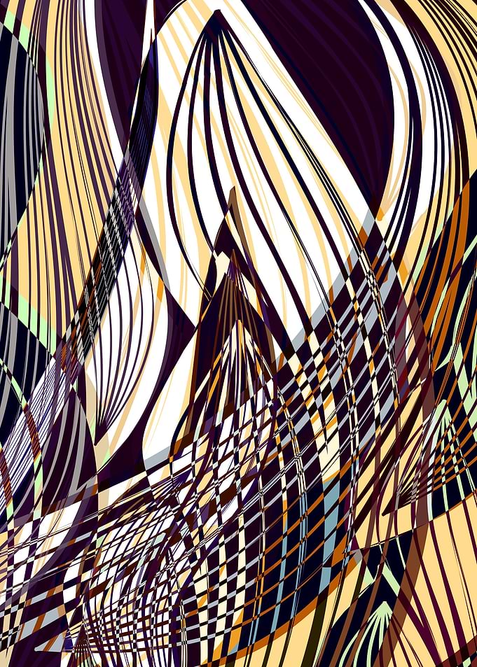 SWEEPING LINE PATTERN I-C ©2015 by Pia Schneider | atel ...