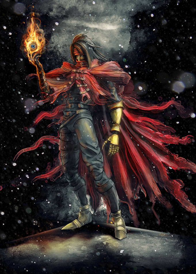 Vincent Valentine epic fire materia inspired by Final F ...